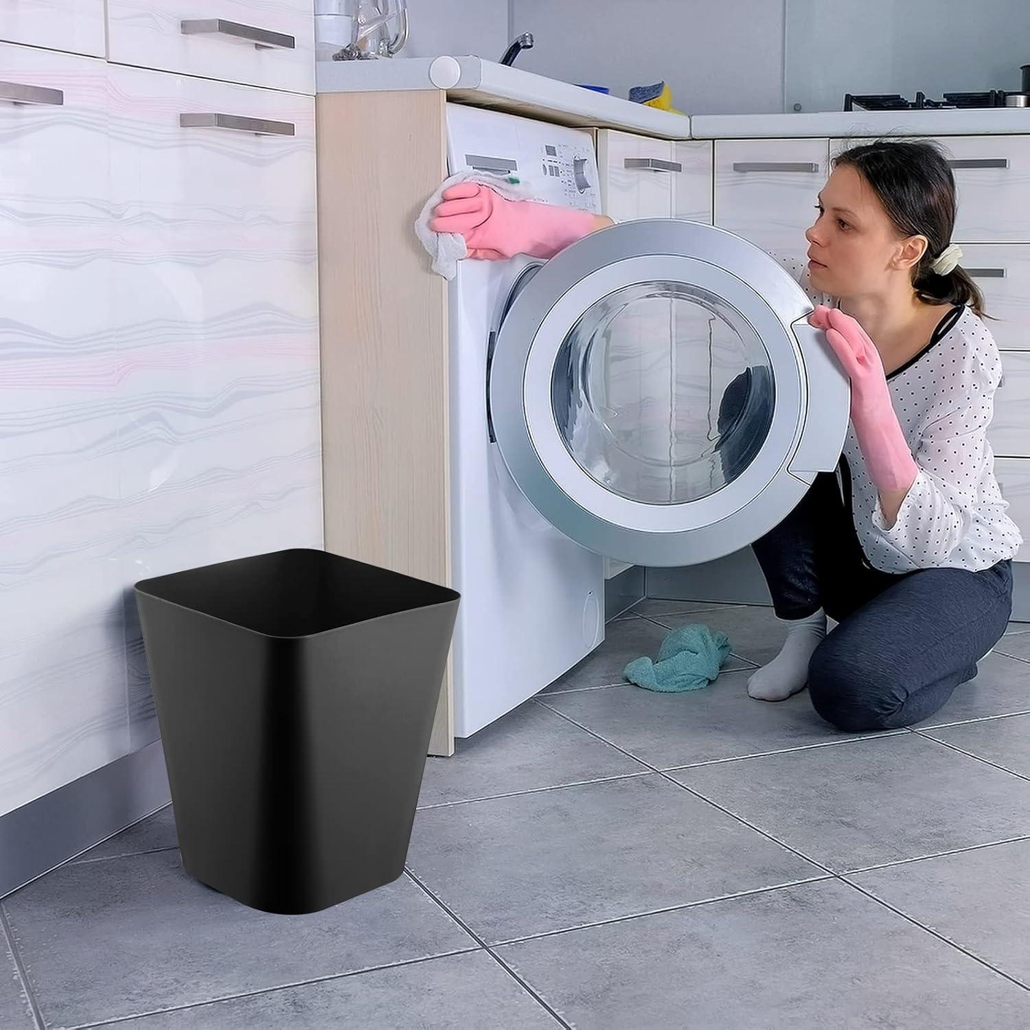 image:imageAmyhill 10 Pcs Small Trash Can 2 Gallon Plastic Garbage Can Small Waste Basket for Bathroom Office Kitchen Living Room Bedroom Home Under DeskMulticolorblack gray white khaki brown