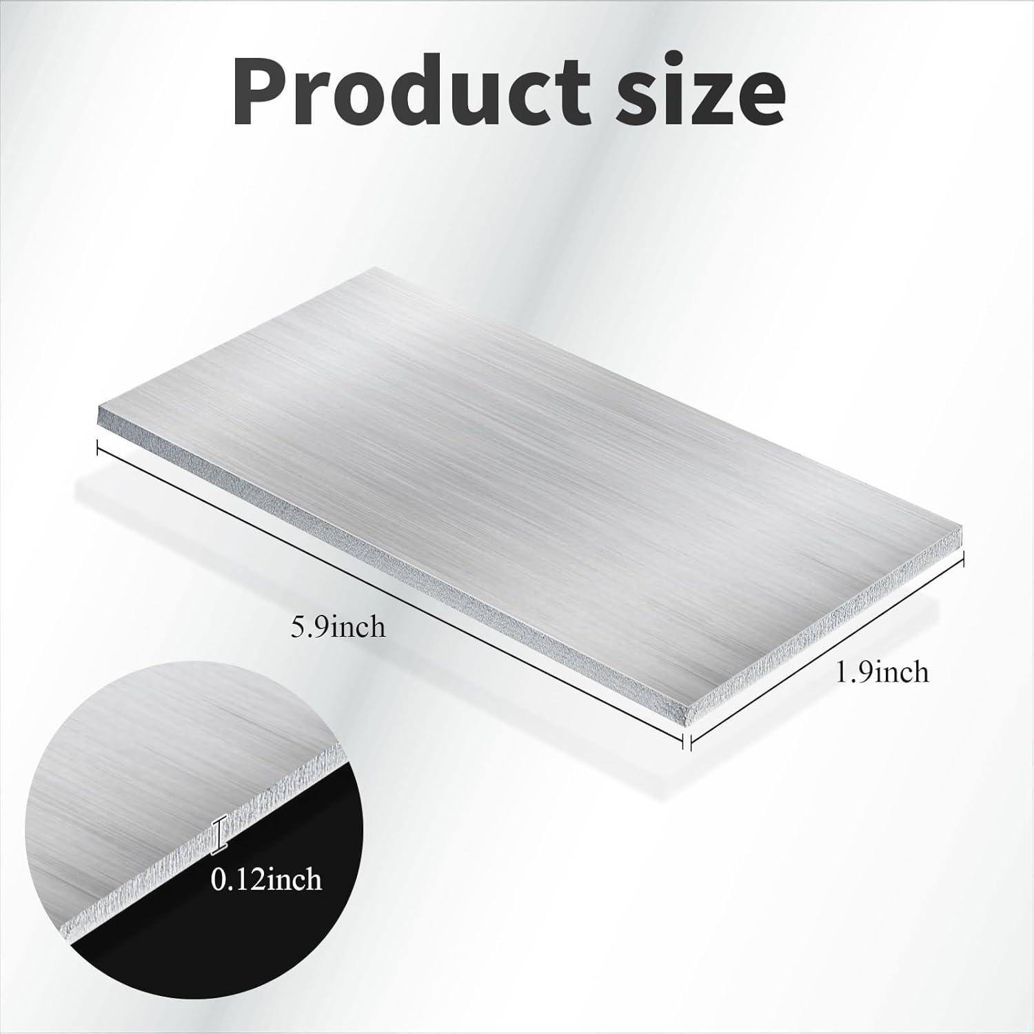 image:imageAmyhill 20 Pcs Aluminum Welding Plate 6061 T651 Aluminum Sheet Metal Practice 2 x 4 x 18 013 Inch Thin Flat Plain Accessories Beginner for Mig Tig Stick Mma Arc Gas Heat for Crafting Industry2 X 4 X 18