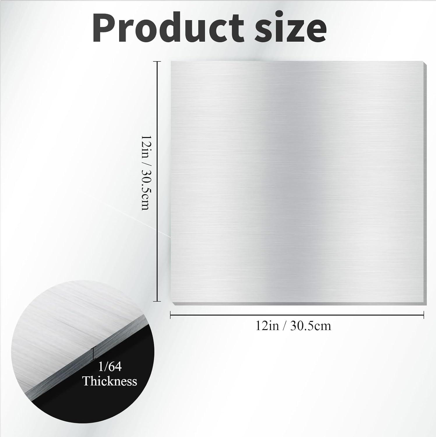 image:imageAmyhill 20 Pcs Aluminum Welding Plate 6061 T651 Aluminum Sheet Metal Practice 2 x 4 x 18 013 Inch Thin Flat Plain Accessories Beginner for Mig Tig Stick Mma Arc Gas Heat for Crafting Industry12 X 12 X 164