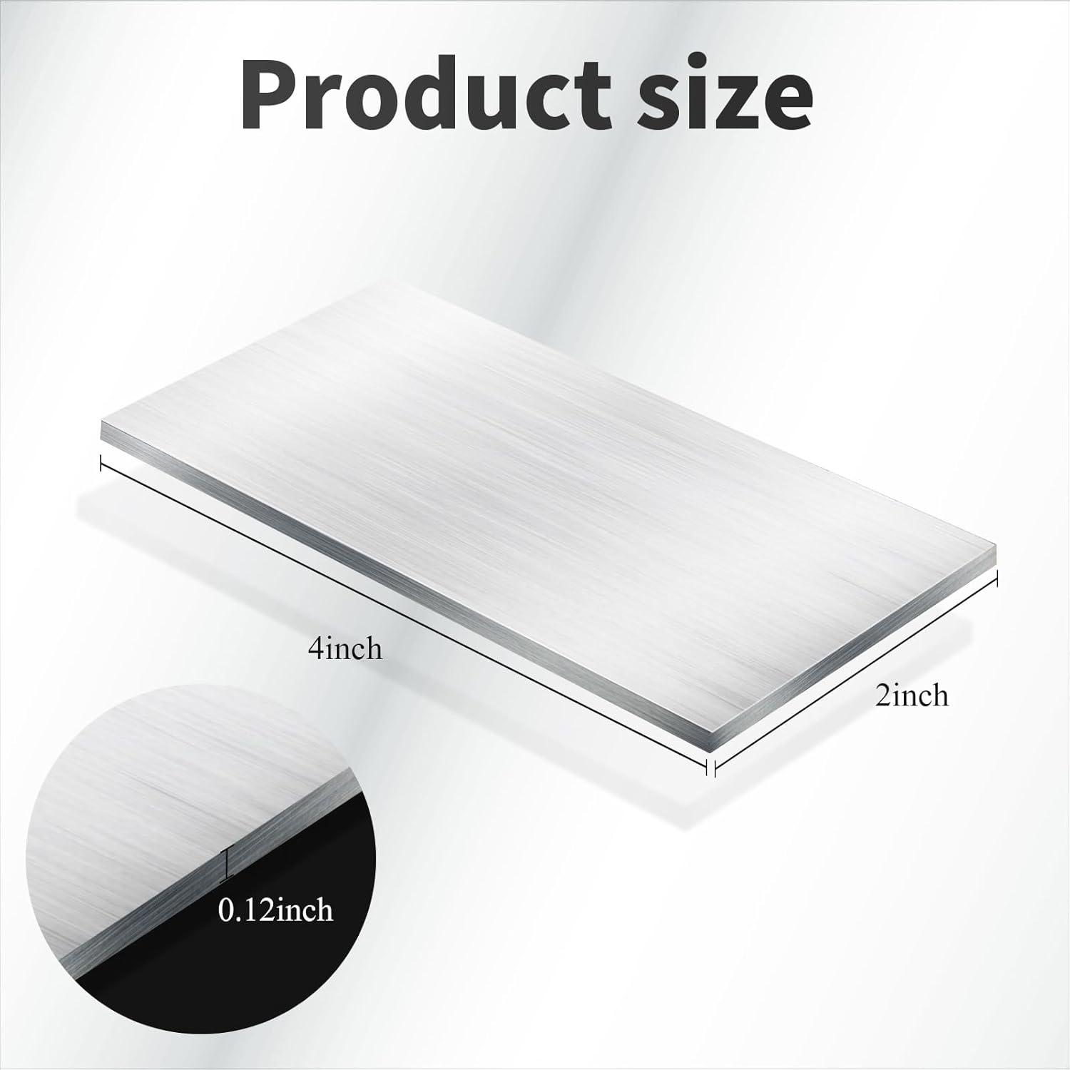 image:imageAmyhill 20 Pcs Aluminum Welding Plate 6061 T651 Aluminum Sheet Metal Practice 2 x 4 x 18 013 Inch Thin Flat Plain Accessories Beginner for Mig Tig Stick Mma Arc Gas Heat for Crafting Industry2 X 4 X 18