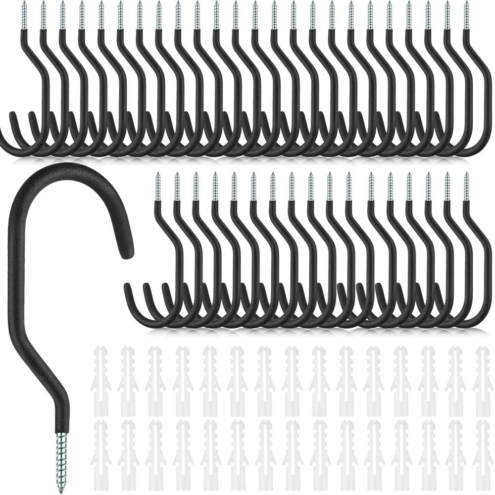 image:imageAmyhill 36 Pcs Bike Hooks for Garage Heavy Duty Bike Hooks Hanger for Wall Bicycle Storage with Hanging Screw Loading Capacity 100 Lbs
