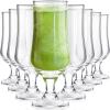 image:imageAmyhill 8 Pcs Hurricane Glasses Set 155 oz Pina Colada Glasses Cocktail Glasses Crystal Milkshake Drinking Barware for Drinking Margarita Martini Beer Juice Water Dishwasher Safe