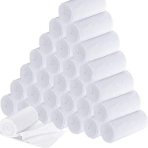 Amyhill 50 Rolls 4″ x 8.9ft Gauze Bandage Rolls Cast Padding Gauze Bandage Wrap Plaster Cloth Undercast Padding for Protecting The Skin, Splints, Wound Care, Mask Making, DIY Crafts