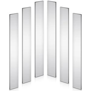 Amyhill 6 Pack 1084 Steel for Knife Making 1/8″ x 1-1/2″ x 12″ 1084 Steel Flat Stock for Hobbyist and Professional Use DIY Knife Making